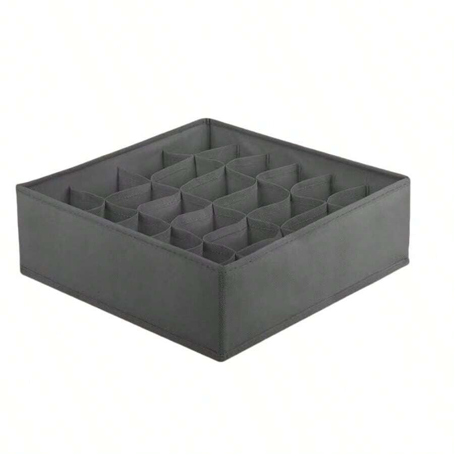 3 pezzi Divisori organizer per cassetti dei calzini, organizer per biancheria intima, 20 scomparti per organizzare e conservare calzini, fazzoletti, cravatte, cinture (grigio)