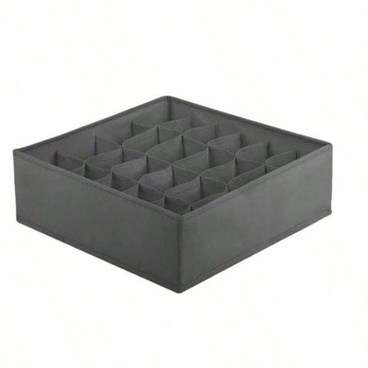 3 pezzi Divisori organizer per cassetti dei calzini, organizer per biancheria intima, 20 scomparti per organizzare e conservare calzini, fazzoletti, cravatte, cinture (grigio)
