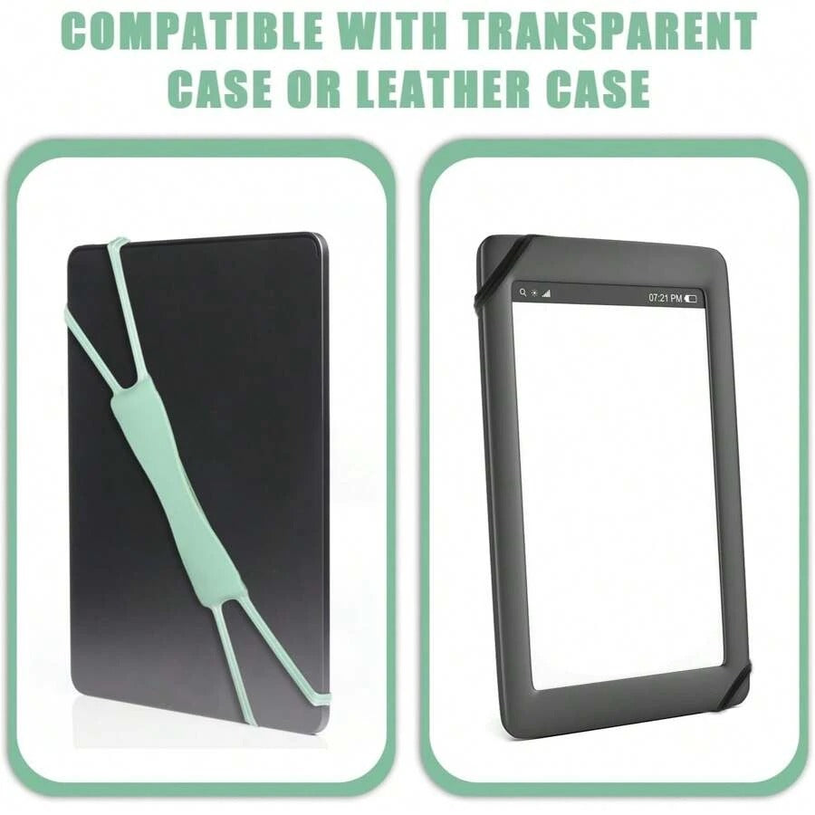 1 pezzo Cinghia per mano comoda per Kindle e tablet, accessori per Kindle per la lettura a letto, supporto di presa leggero e per dispositivi da 4,7-8" come Paperwhite/Kobo/Oasis/E-book/telefono