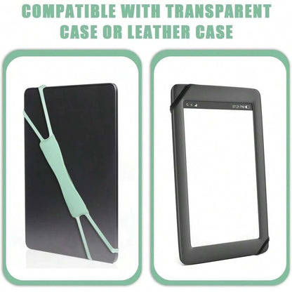 1 pezzo Cinghia per mano comoda per Kindle e tablet, accessori per Kindle per la lettura a letto, supporto di presa leggero e per dispositivi da 4,7-8" come Paperwhite/Kobo/Oasis/E-book/telefono