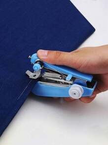 1 pezzo Macchina da cucire portatile manuale - Utensile da cucire compatto con manopola di tensione regolabile, costruzione in metallo durevole e design ergonomico per riparazioni rapide, avventure all'aperto, campeggio, viaggi