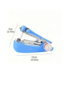 1 pezzo Macchina da cucire portatile manuale - Utensile da cucire compatto con manopola di tensione regolabile, costruzione in metallo durevole e design ergonomico per riparazioni rapide, avventure all'aperto, campeggio, viaggi