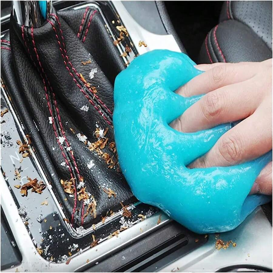 1 pezzo Gel per la pulizia dell'auto: rimuove polvere magica, colla e pulisce la tastiera - Accessori per la pulizia dell'auto per un viaggio senza macchie! Accessori per auto, regali per uomo, cucina, bagno, casa, forniture per la casa