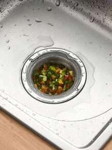 1 pezzo Filtro in acciaio inossidabile per cucina, bacinella lavastoviglie, lavandino lavastoviglie, rete anti-intasamento per rifiuti e anti-odore