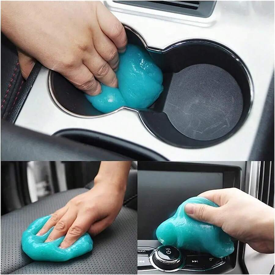1 pezzo Gel per la pulizia dell'auto: rimuove polvere magica, colla e pulisce la tastiera - Accessori per la pulizia dell'auto per un viaggio senza macchie! Accessori per auto, regali per uomo, cucina, bagno, casa, forniture per la casa