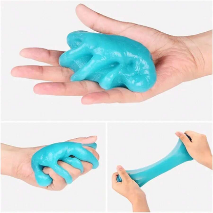 1 pezzo Gel per la pulizia dell'auto: rimuove polvere magica, colla e pulisce la tastiera - Accessori per la pulizia dell'auto per un viaggio senza macchie! Accessori per auto, regali per uomo, cucina, bagno, casa, forniture per la casa