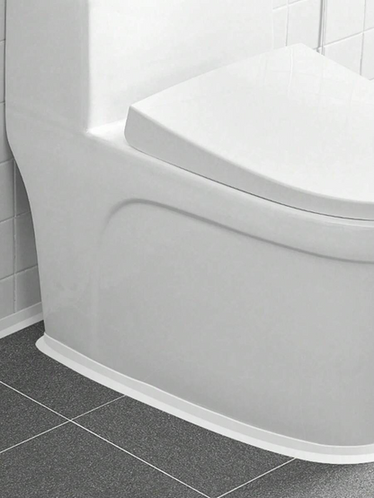 1 pezzo Sigillante per pavimenti da 1,5 pollici/3,7 cm bianco, strisce di sigillatura, nastro adesivo impermeabile antimuffa, nastro per sigillare giunti belli, nastro sigillante impermeabile per giunti in cucina, bagno e wc